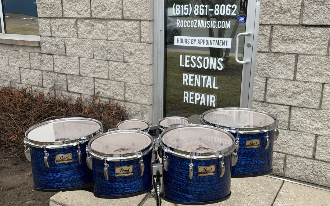 Pearl Marching Tenors Full Size (6) – RENTAL