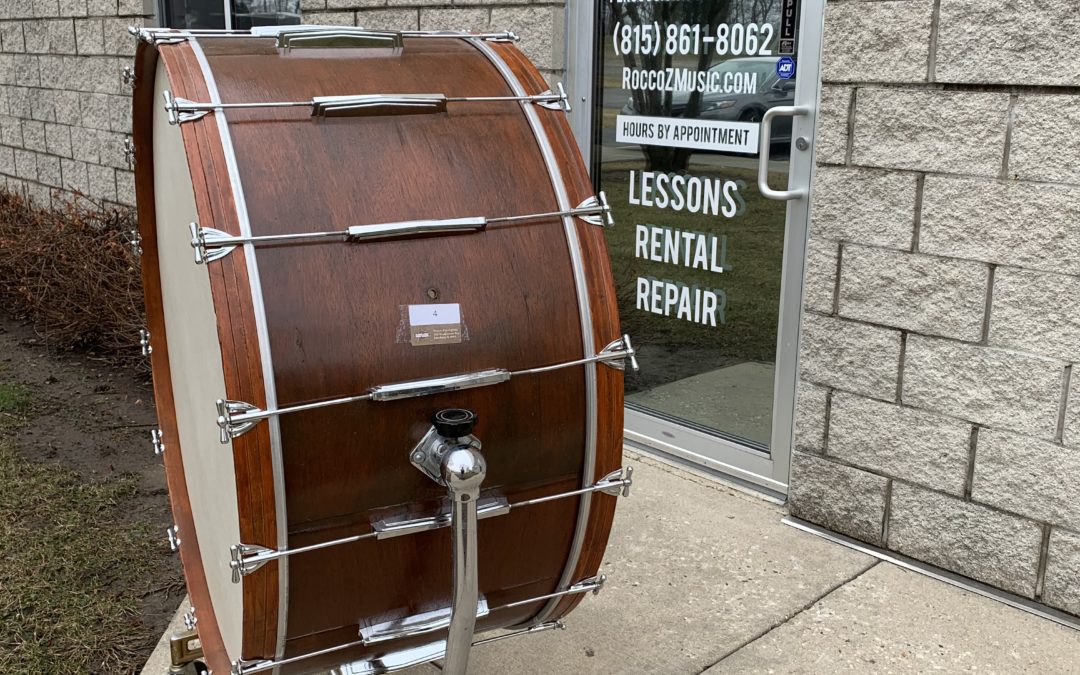 40in Ludwig Concert Bass Drum With Stand – RENTAL/SALE