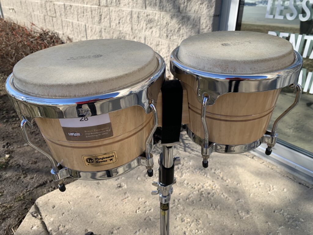 LP Professional Series Bongos With Stand – Rental/Sale | Rocco Z Music