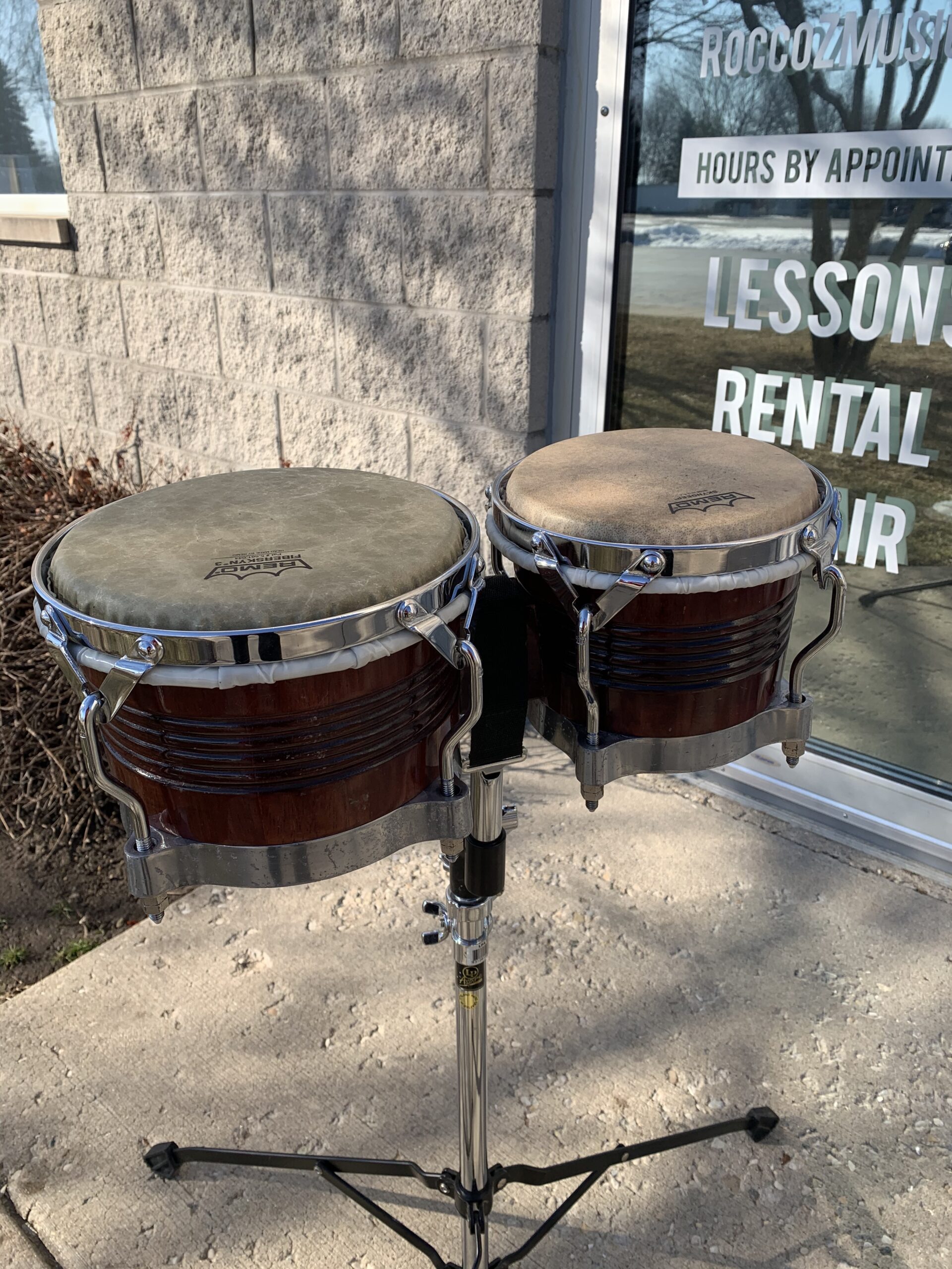 LP Matador Bongos With Stand – RENTAL/SALE | Rocco Z Music