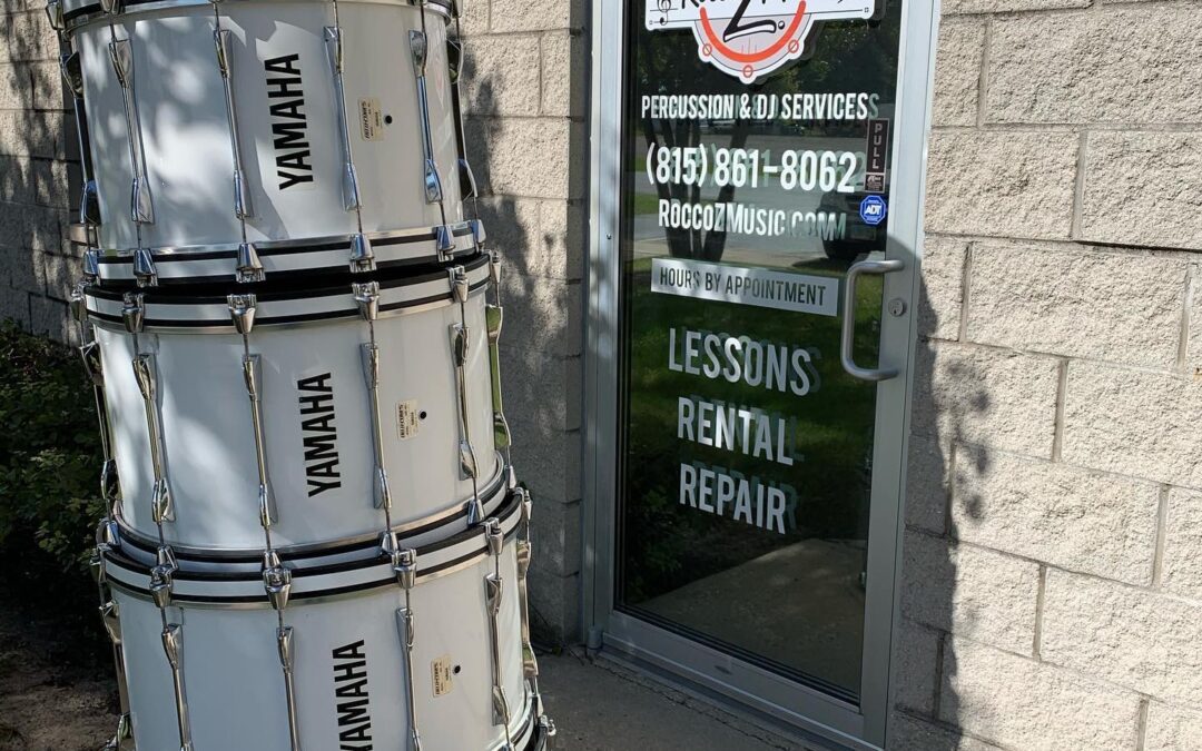 5 Yamaha Marching Bass Drums – RENTAL/SALE