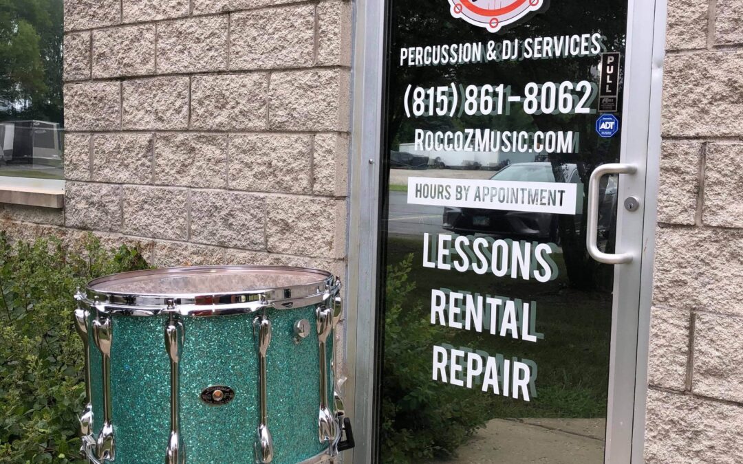 1970’s Slingerland Marching Snare Turquoise Glass Sparkle Finish – RENTAL/SALE