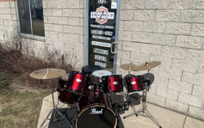 6 Piece Pearl Vision Drum Set W/ ZHT Cymbals – RENTAL/SALE