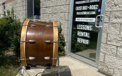 1956 26in Radio King Concert Bass Drum W/Stand